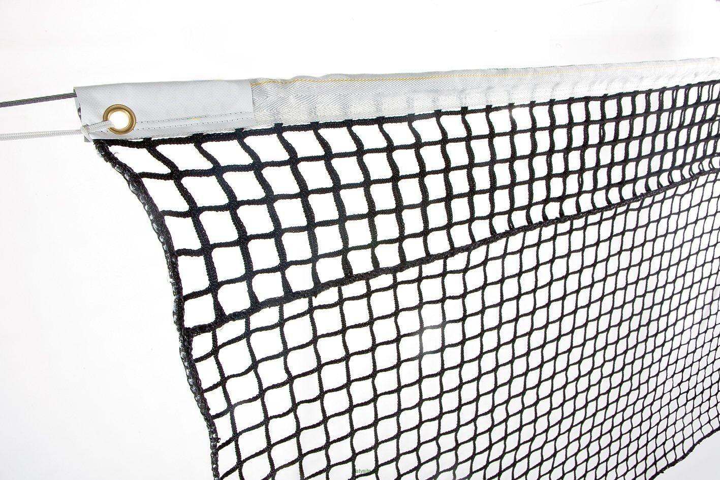 Tenisová sieť PP 3 mm, zdvojená, bez lemu, turnajová