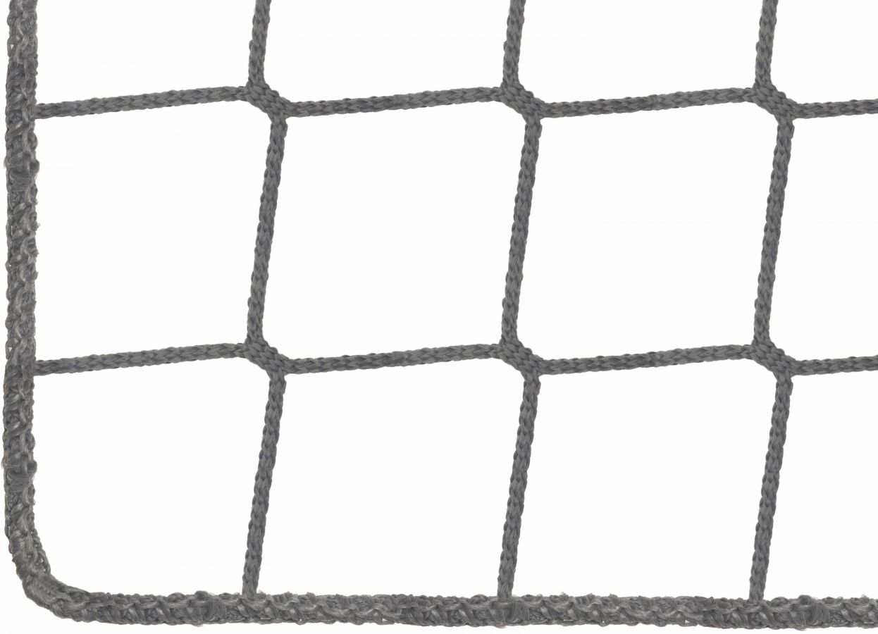 Bezuzlová ochranná sieť, PP, 5 mm, oko 100 mm, šedá