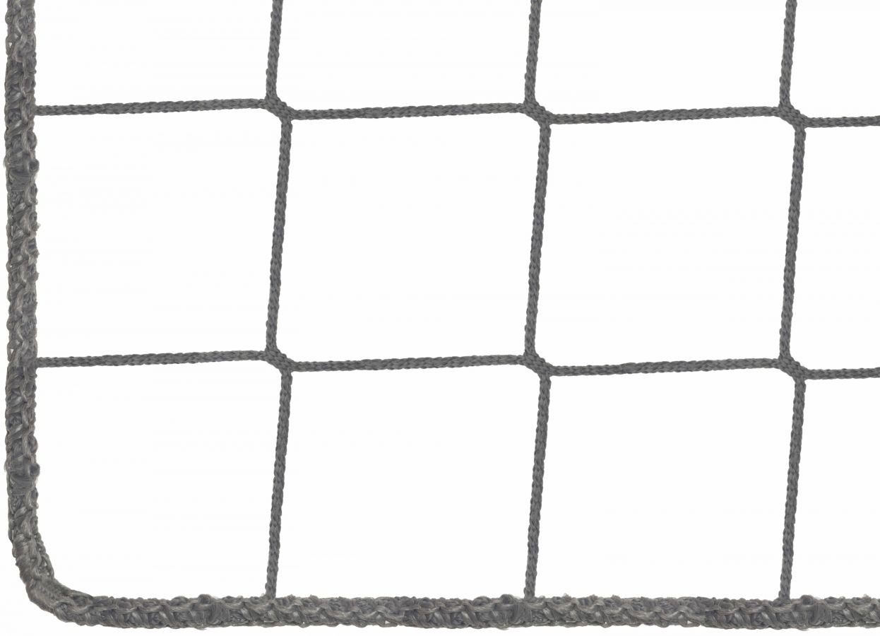 Bezuzlová ochranná sieť, PP, 4 mm, oko 100 mm, sivá