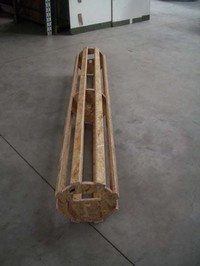 Dřevěné navíjecí jádropre koberce