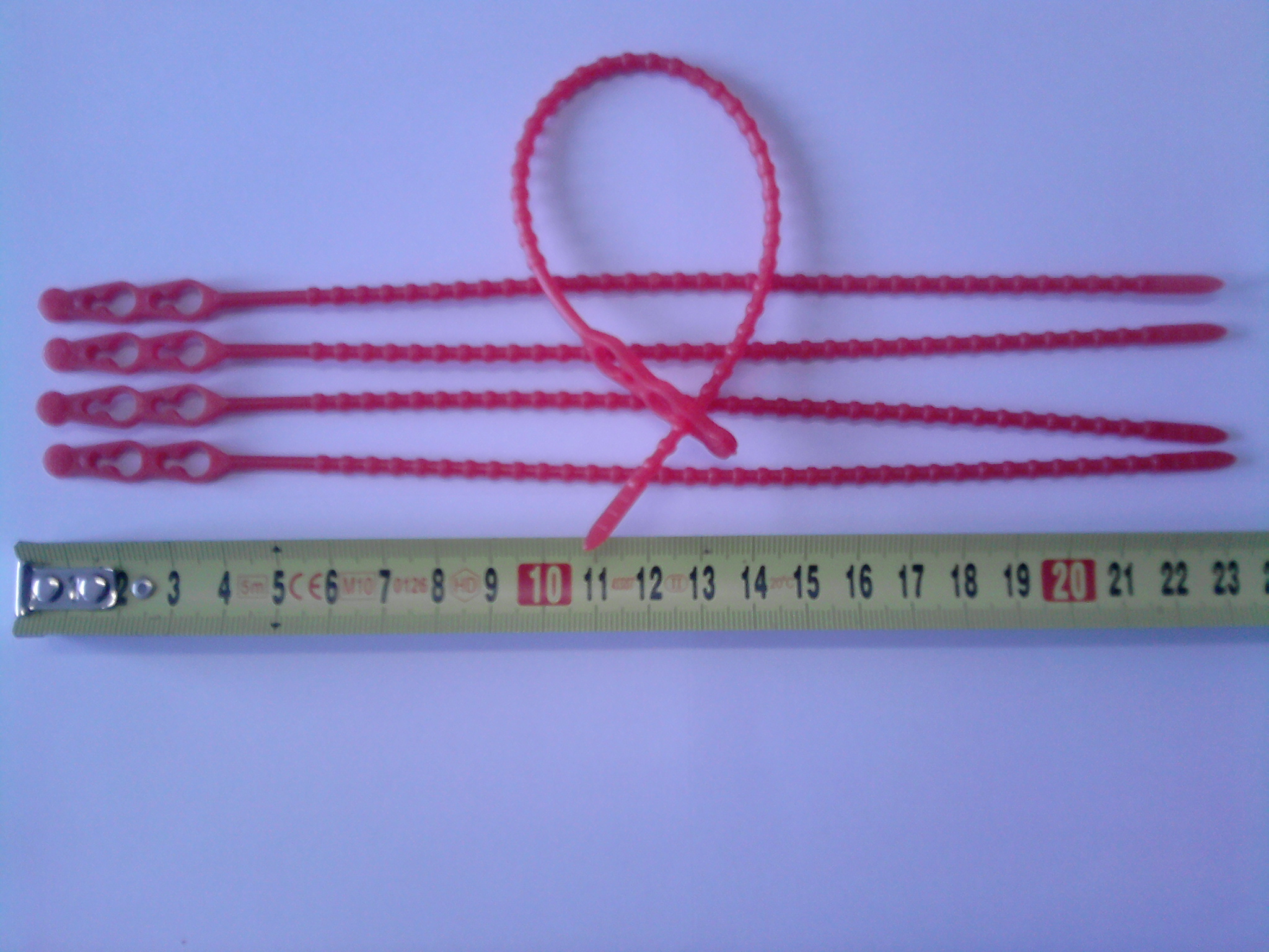 Viazacia páska 23 cm - silnejšie (červený)