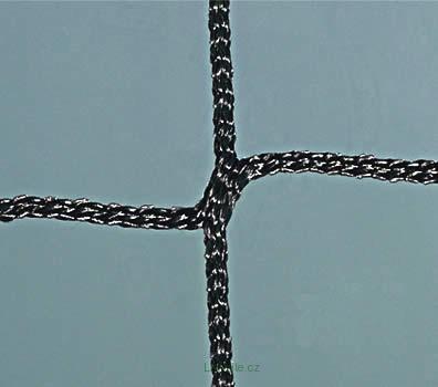 Bezuzlová volejbalová sieť PP 3 mm + oceľové lano - podľa starých pravidiel