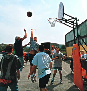 Basketbalová sieť, polyetylen, 3 mm, tréninková