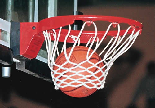 Basketbalová sieť z nylonu, 4 mm, DIN EN 1270