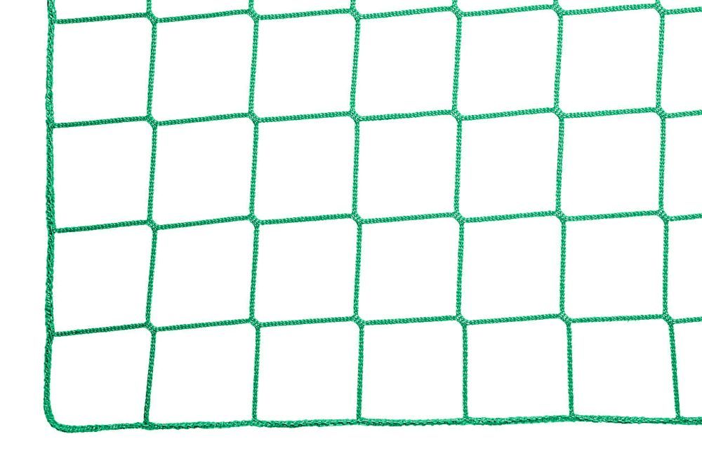 Bezuzlová ochranná sieť PP 5 mm - oko 120 mm - zelená